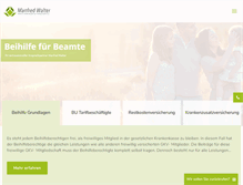 Tablet Screenshot of beamtenbeihilfe.net